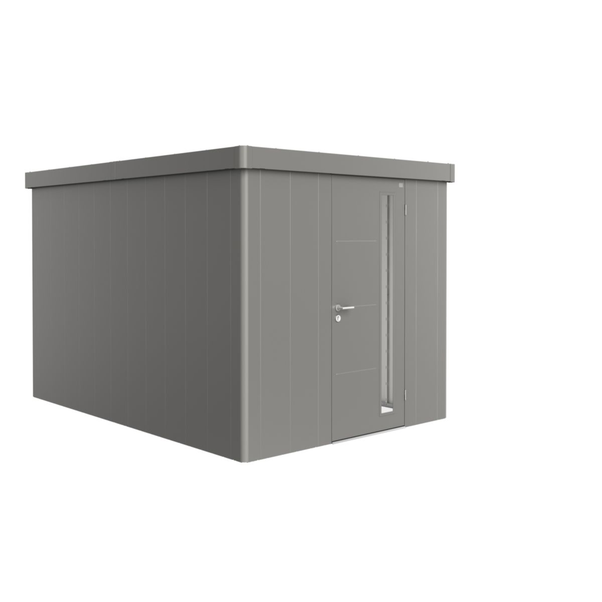 Biohort Gerätehaus Neo 4B Standardtüre quarzgrau-metallic