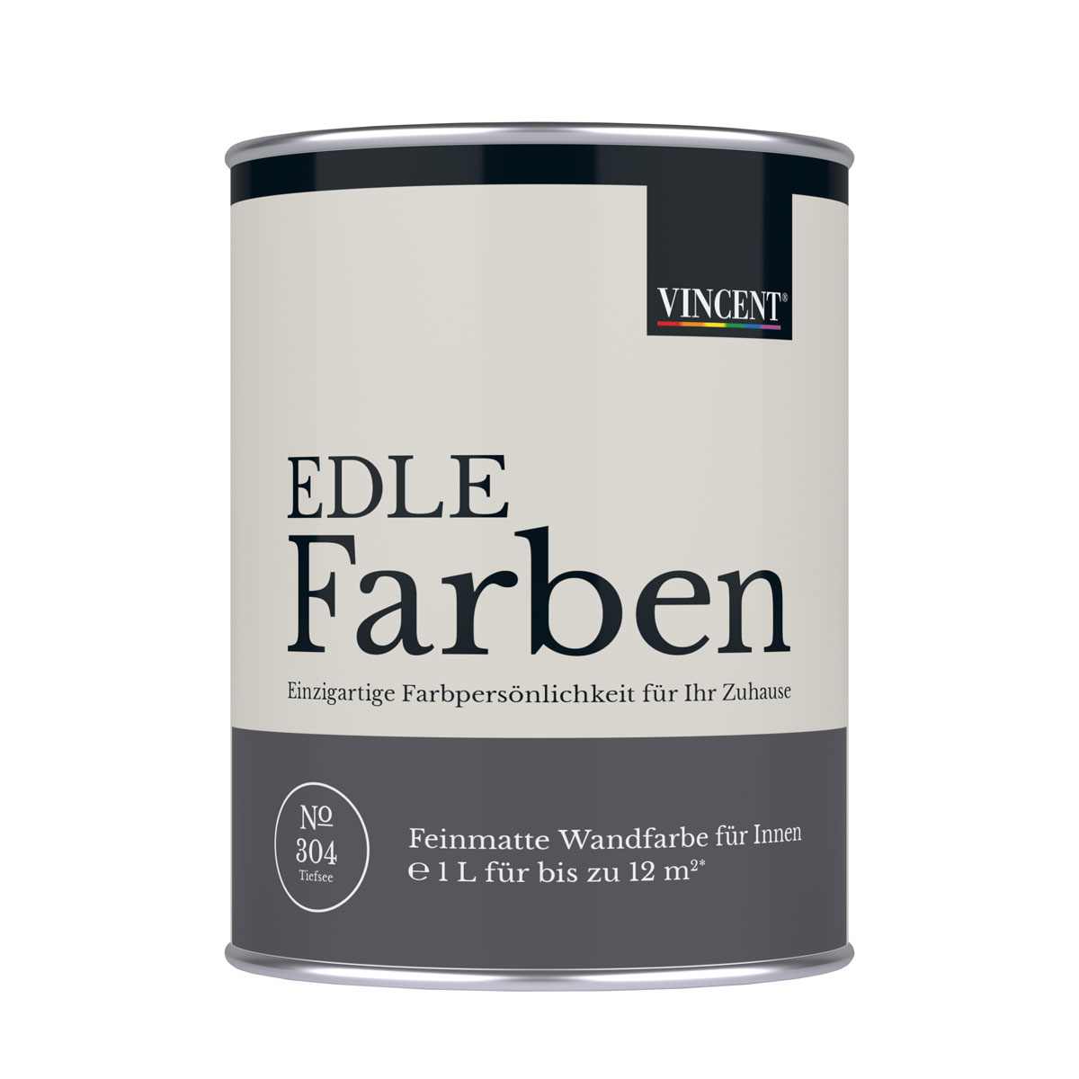 Vincent  Wandfarbe EDLE Farben Tiefsee matt 1,0 L Bild 1
