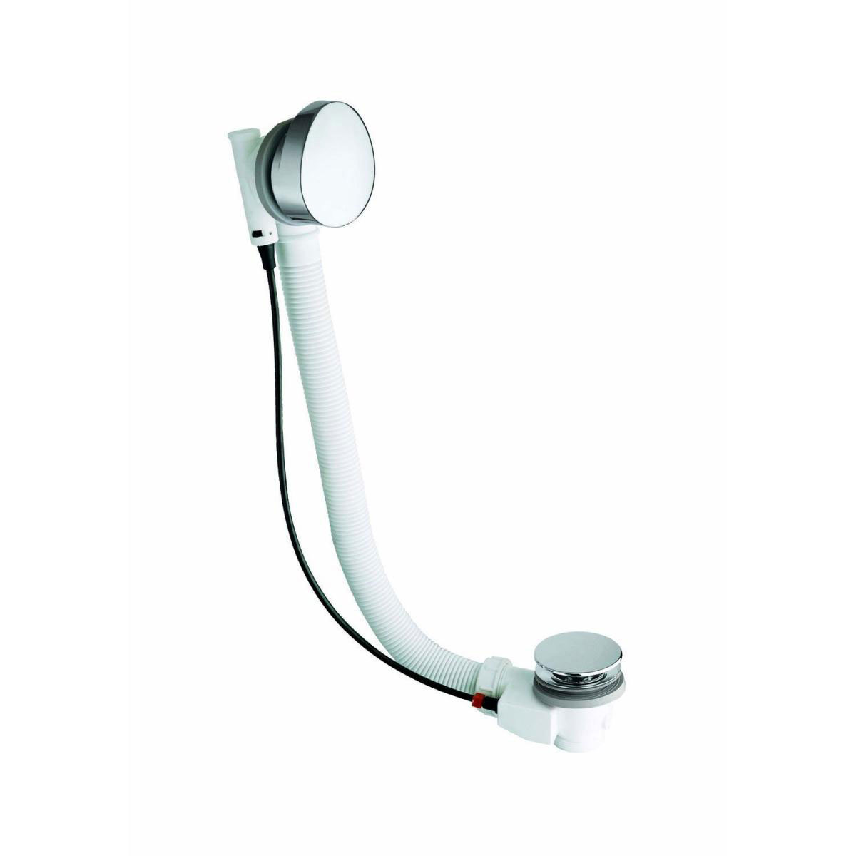 Ottofond Ab- u Überlaufgarnitur chrom mit Exenter für höheren Wasserstand