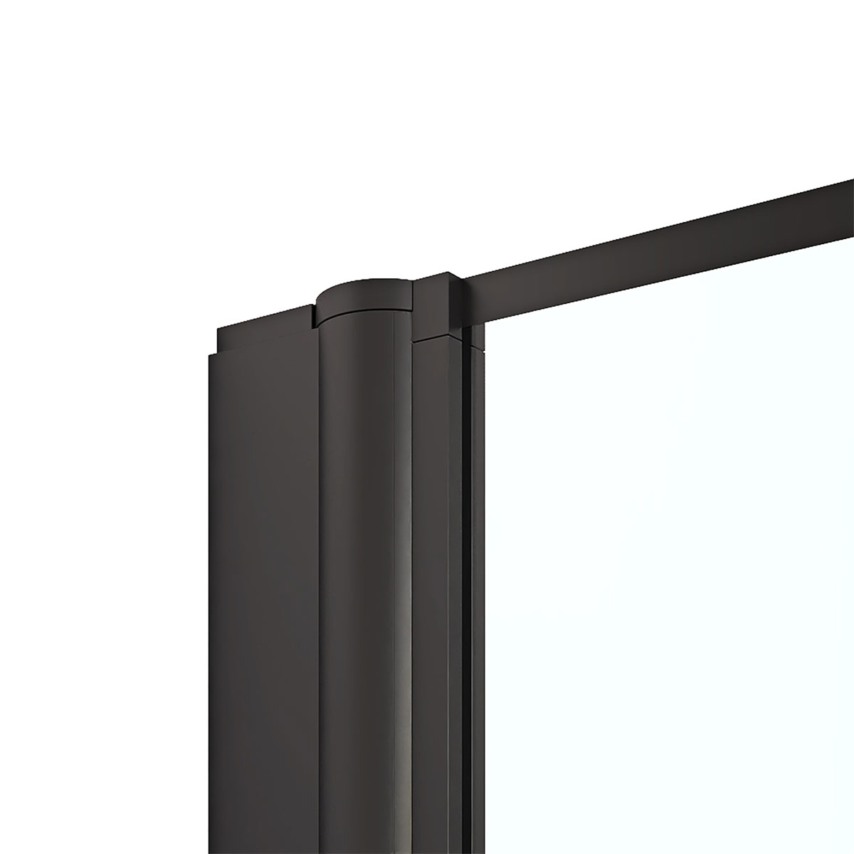 Aurlane Badewannenfaltwand Bricks schwarz 75 x 125 cm Bild 6