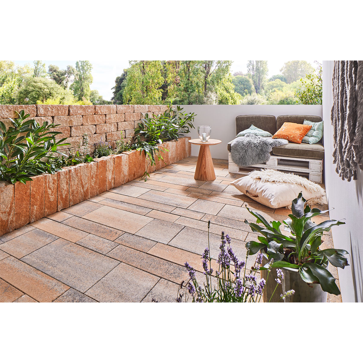 Palisade Spaltino Mini sahara-weiß-melange 37x12,2x12,5 cm Bild 2