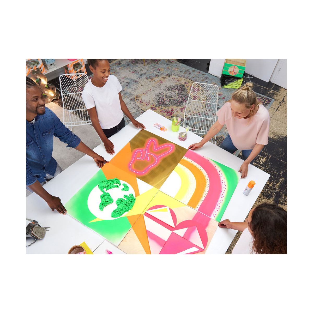 Edding  Spray 5200 neongelb matt Bild 4