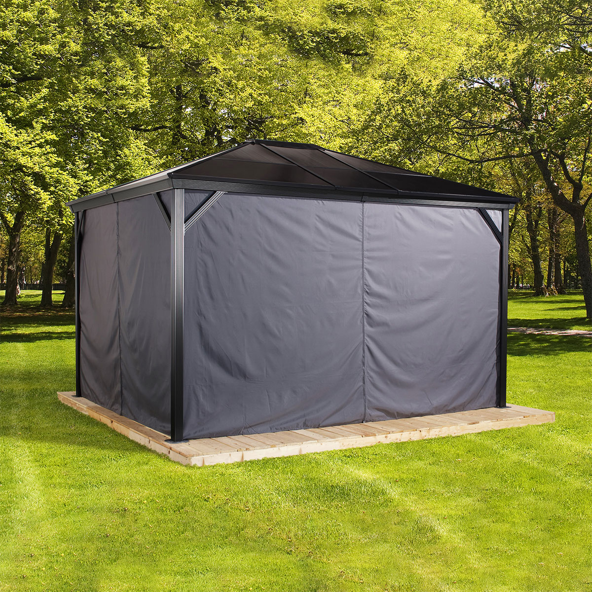 Sojag Vorhang-Set für Verona 1010 Dunkelgrau Bild 11