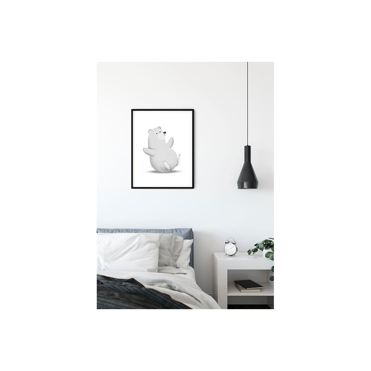 Komar  Wandbild Cute Animal Polar Bear 40x50 cm Bild 3
