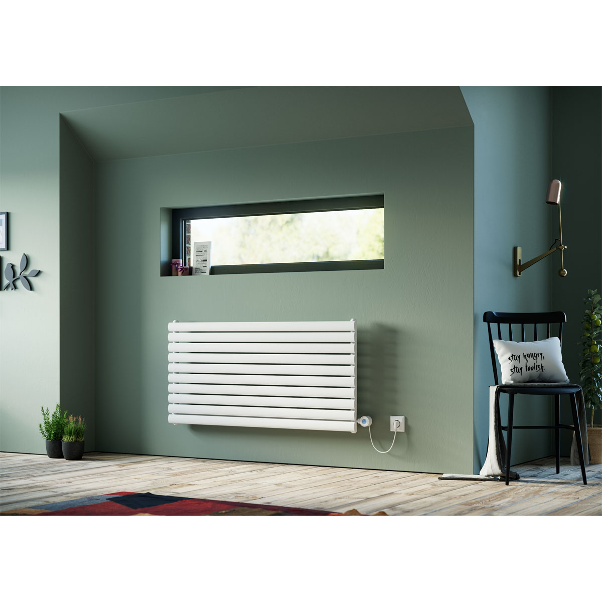 Ximax  Elektrischer Raumheizkörper Fortuna 584 x 1200 mm 900 Watt Typ H1 Weiß