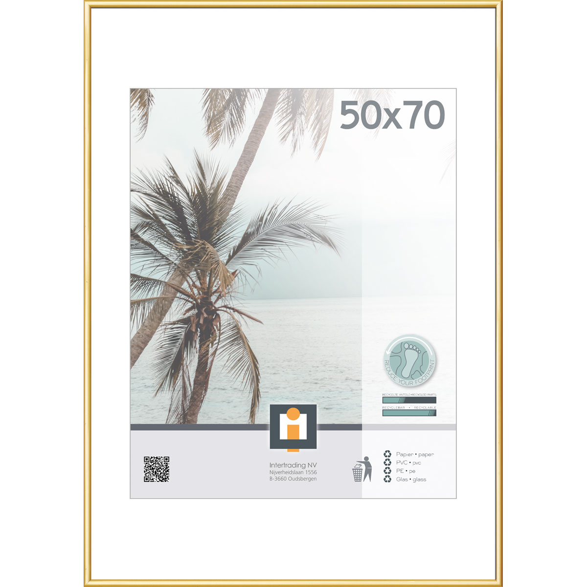 Bilderrahmen Kyoto 50x70 cm gold