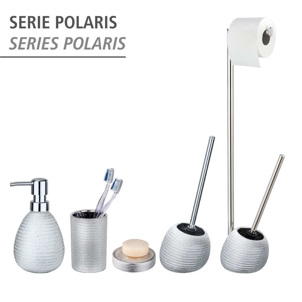 Wenko Seifenspender Polaris Juwel silber 390 ml Bild 6