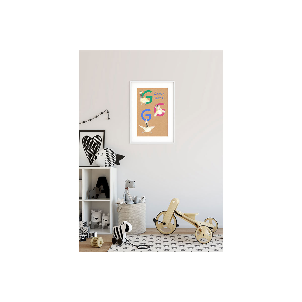 Komar  Wandbild ABC Animal G 50x70 cm Bild 4