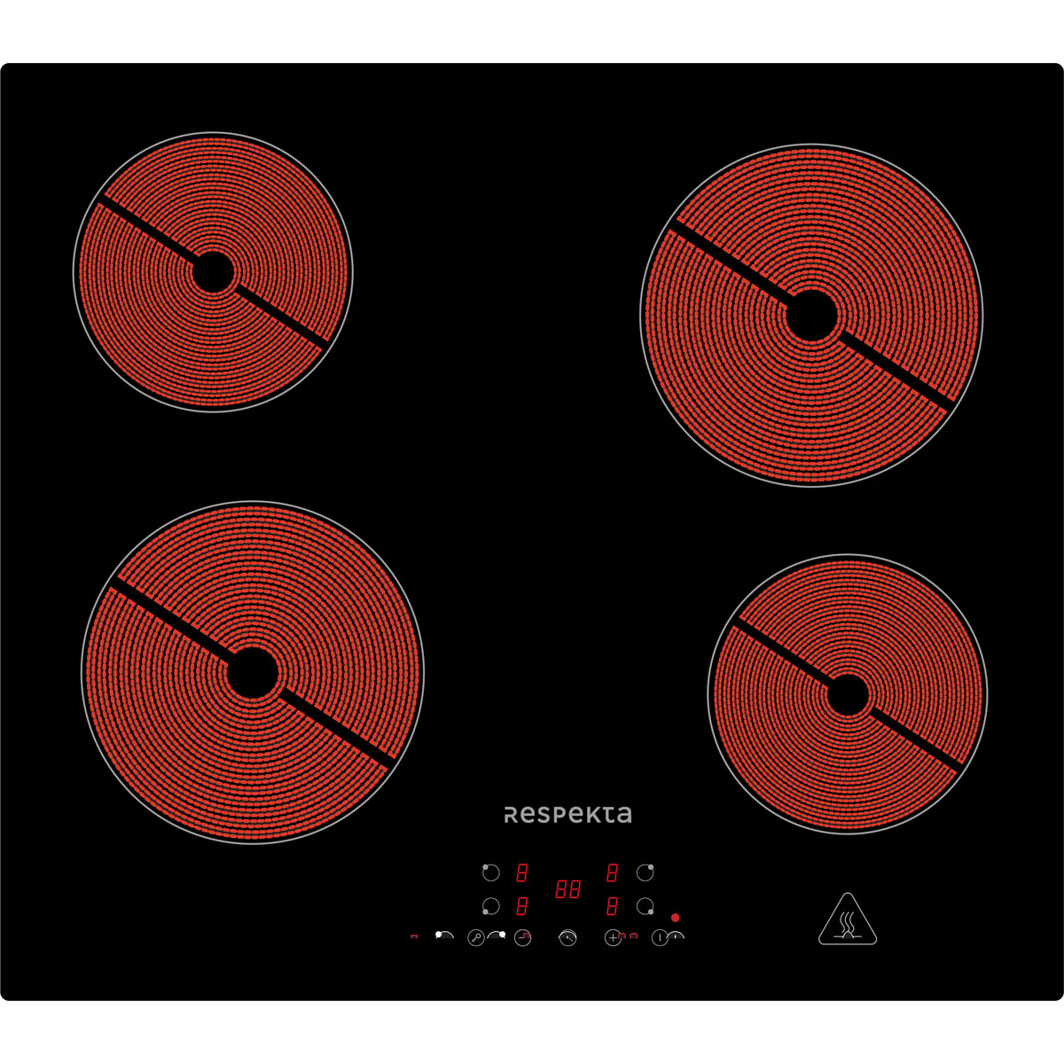 Respekta Rahmenloses Glaskeramikkochfeld Aaron KM 4400-28 Bild 2