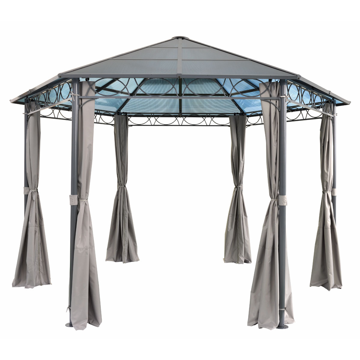 Haveson 6-Eck-Pavillon RÜGEN 200 x 210 x 200 cm