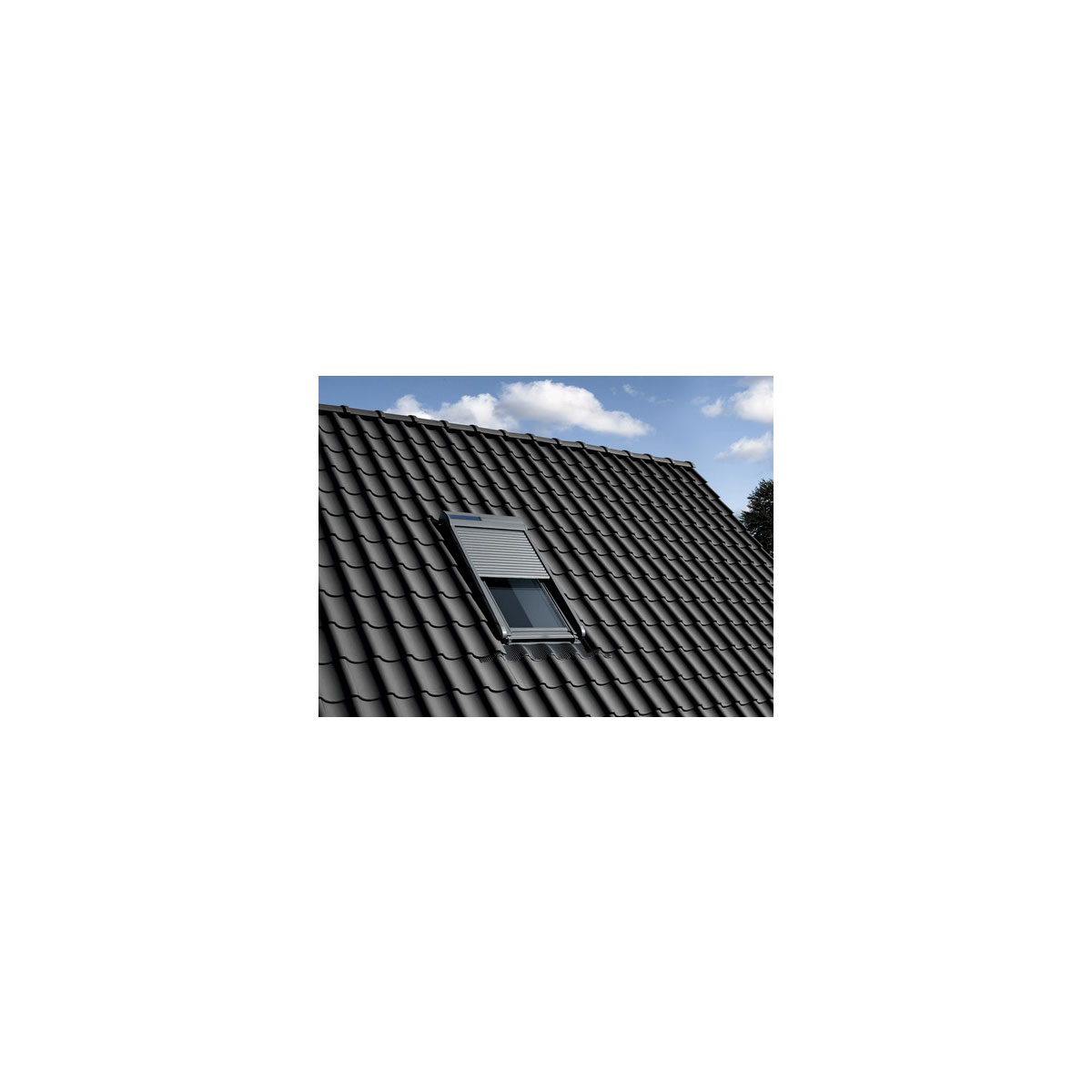 Velux Solar-Rollladen SSL PK08 0000S Aluminium Dunkelgrau Bild 1