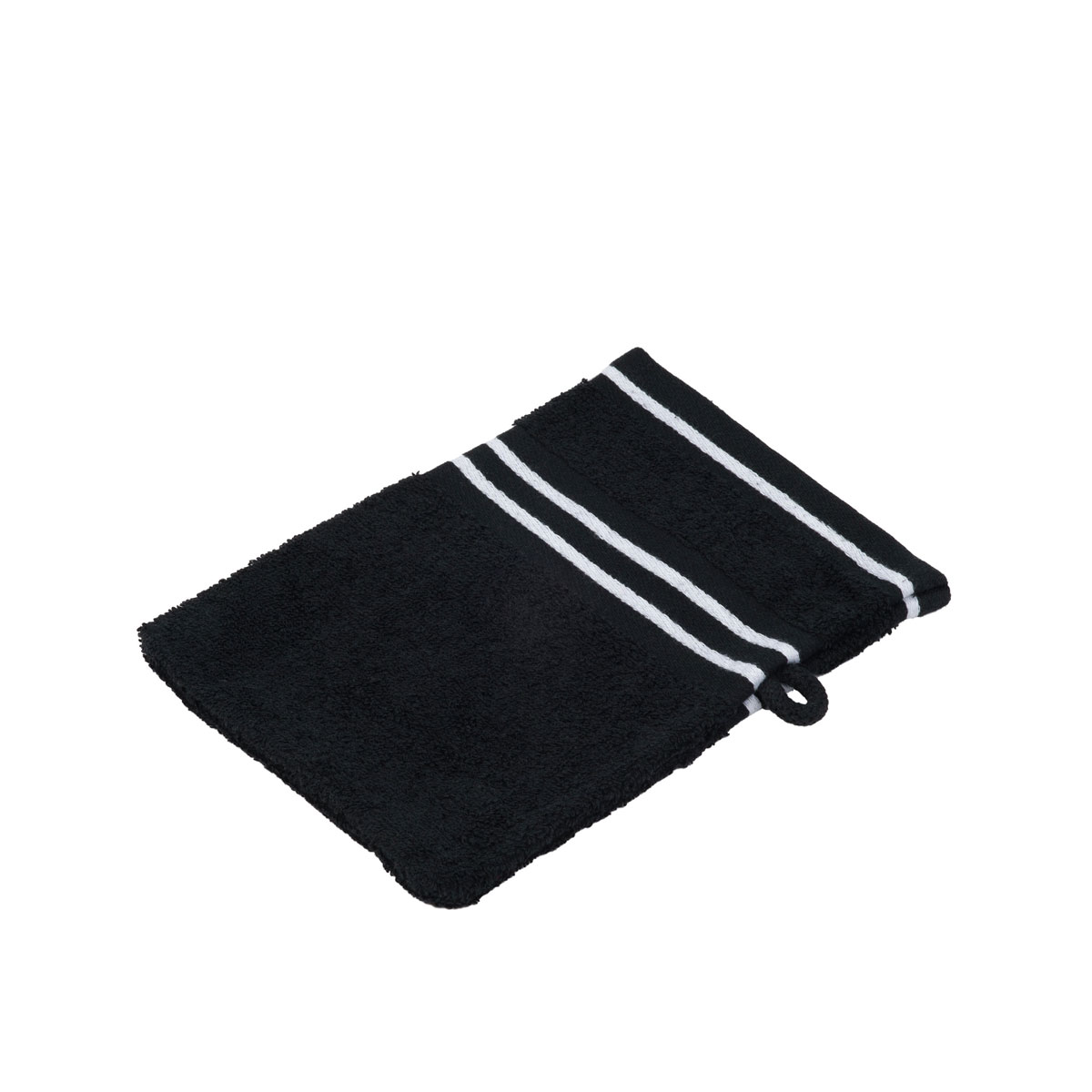Gözze Frottier-Waschhandschuh Rio 16 x 21 cm schwarz vollfarbig