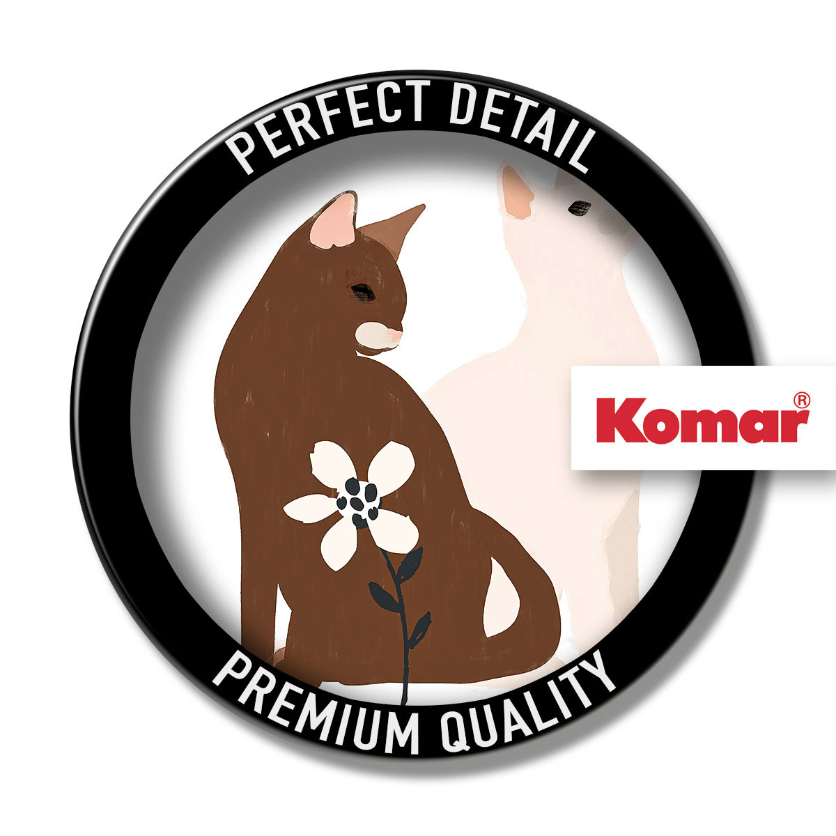 Komar  Wandbild Loving Cats 40x50 cm Bild 4