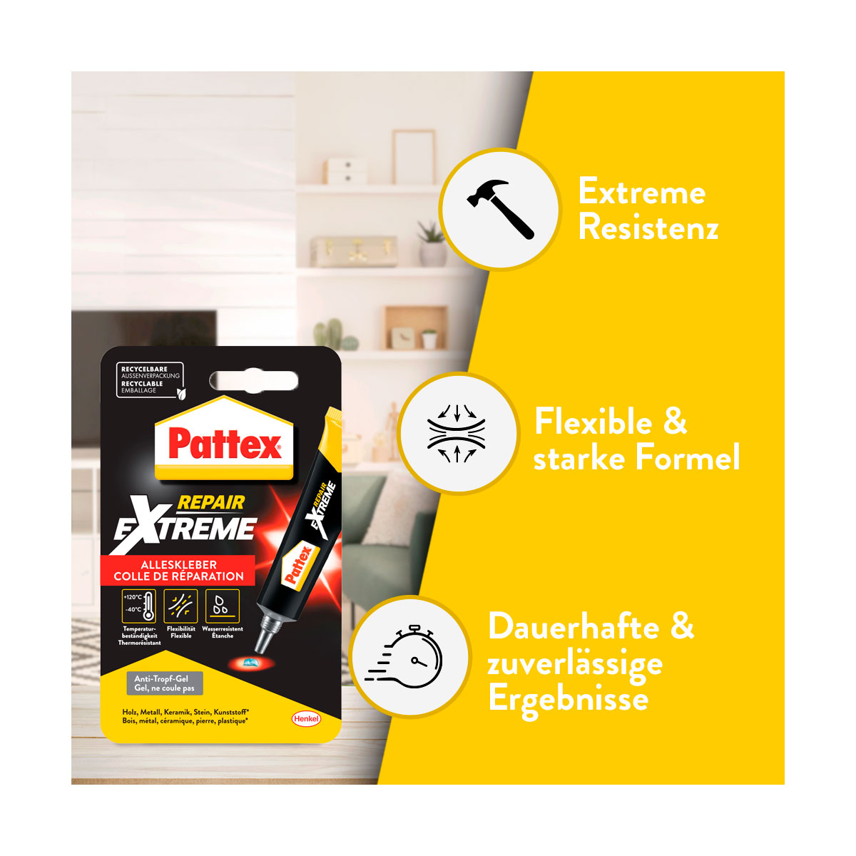 Pattex Alleskleber Repair Extreme 8 g Bild 4