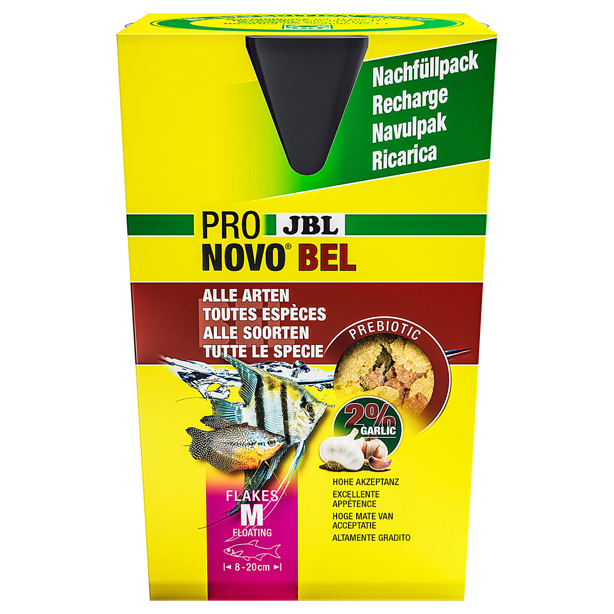 Fischfutter PRONOVO BEL FLAKES M 750 ml