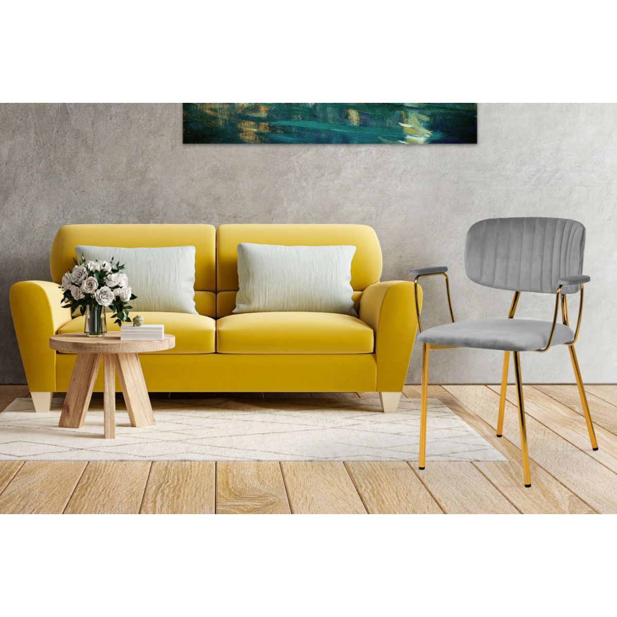 Stuhl Giselle 225 2er-Set grau Bild 5