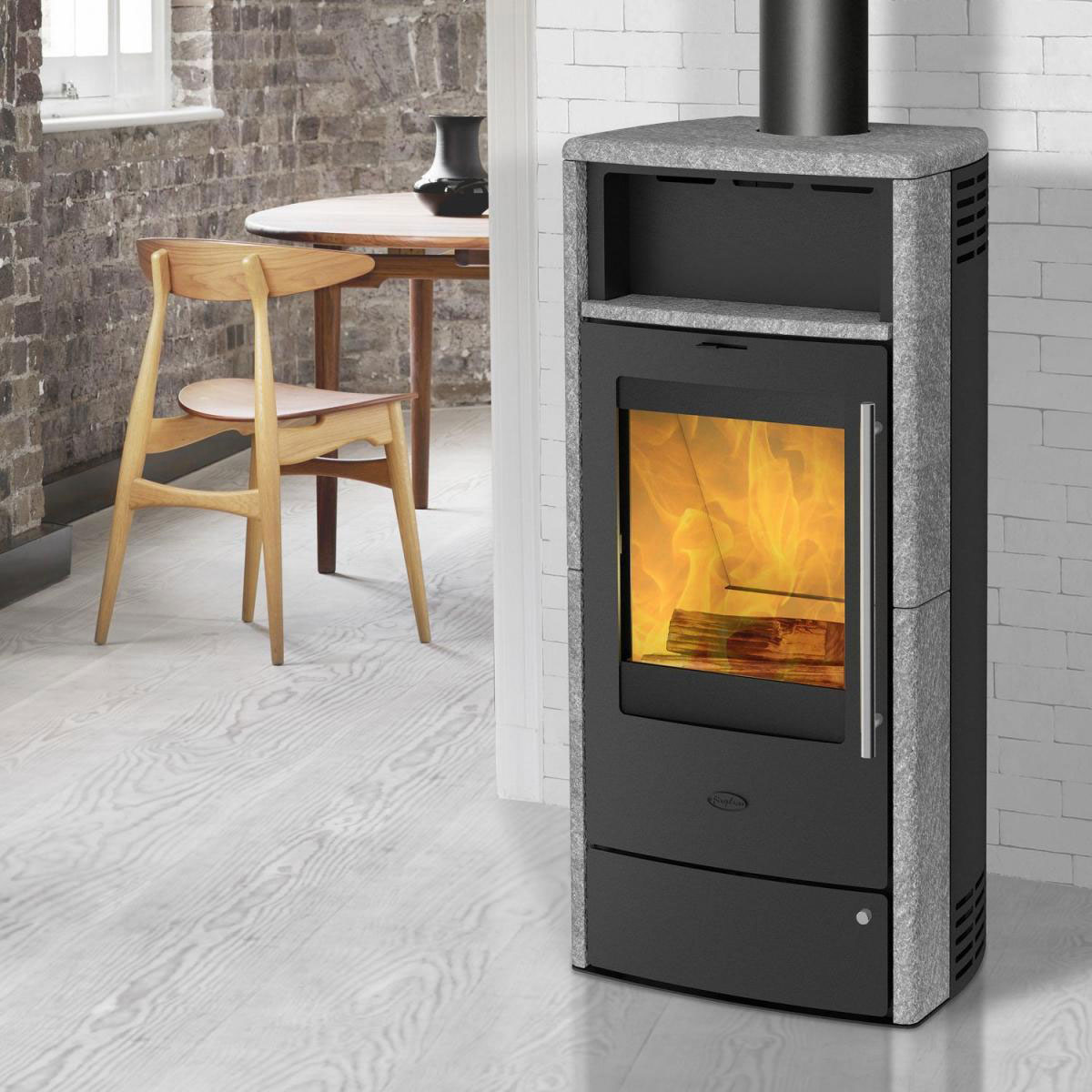 Fireplace Kaminofen Torino Speckstein Bild 3