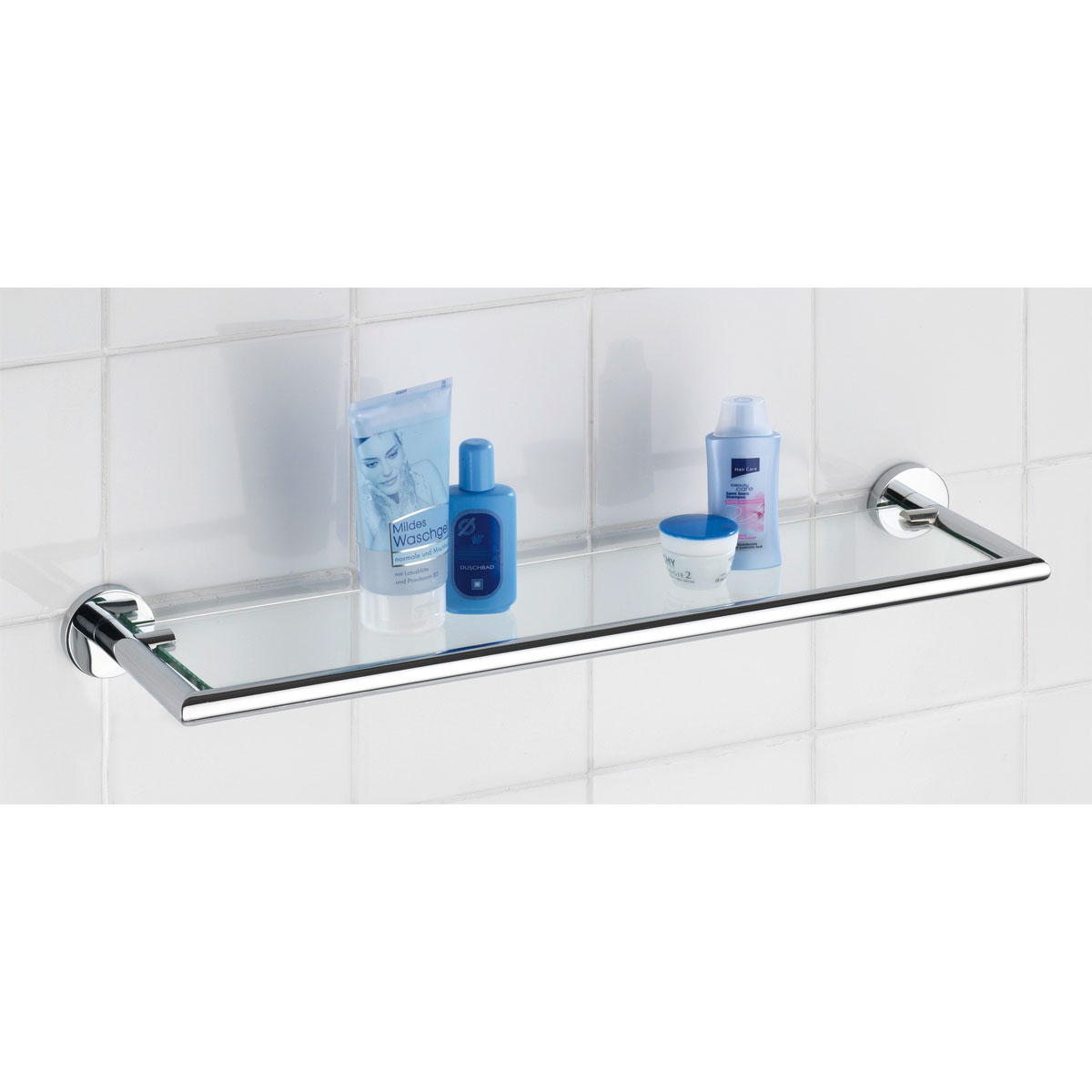 Wenko Power-Loc Glas Wandablage Revello Bild 3