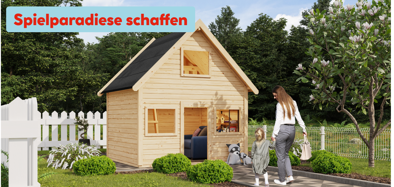 Spielparadiese schaffen: Kinder im Garten