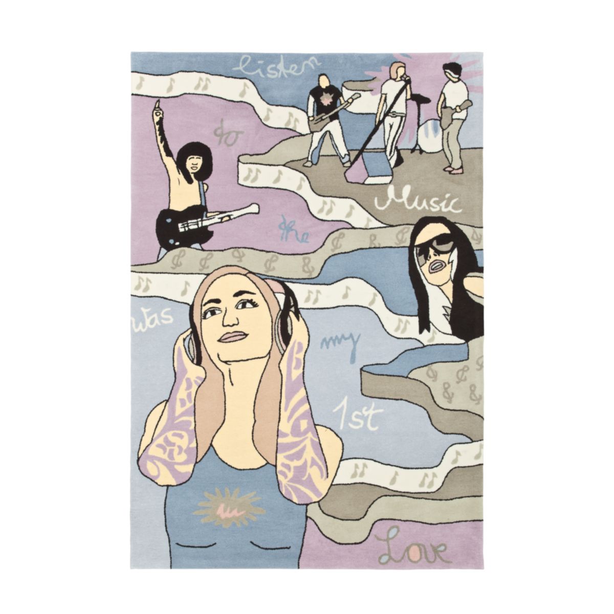 Joy 4094 Pastell Music 170cm x 240cm