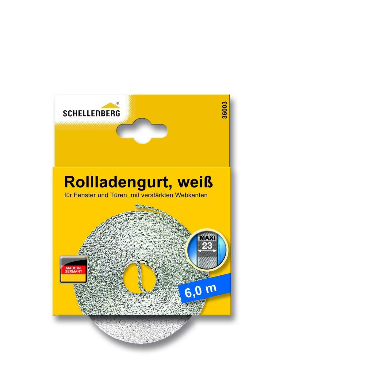 Schellenberg Gurtband Maxi 23 mm / 6 m weiß Bild 2