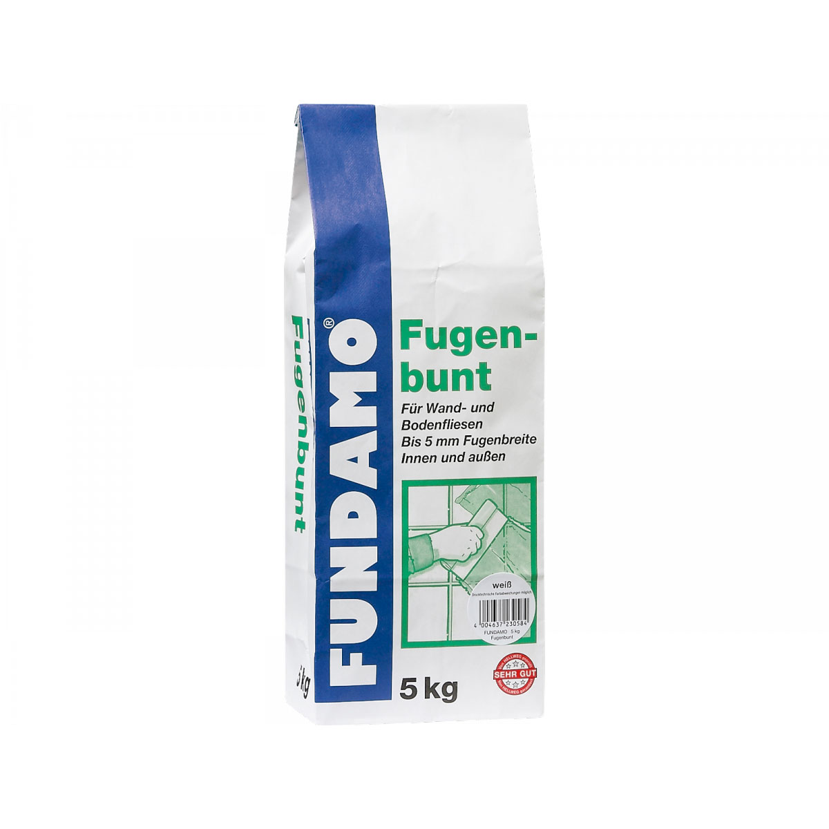 Fundamo Fugenbunt weiß 5kg