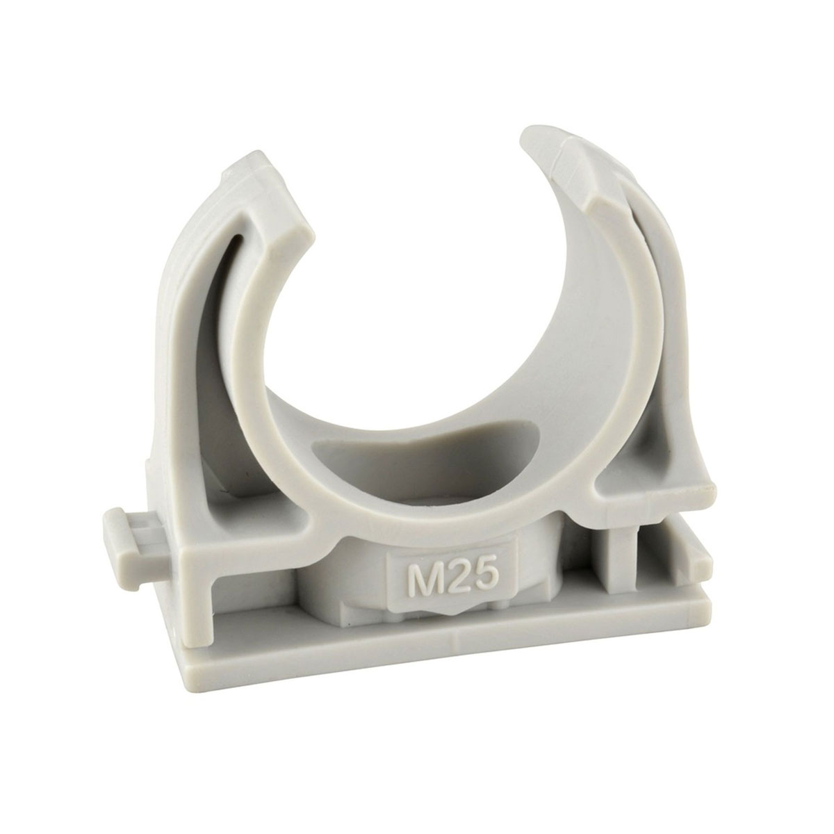 Basic Rohr-Klemmschelle EN25 grau 25 Stück