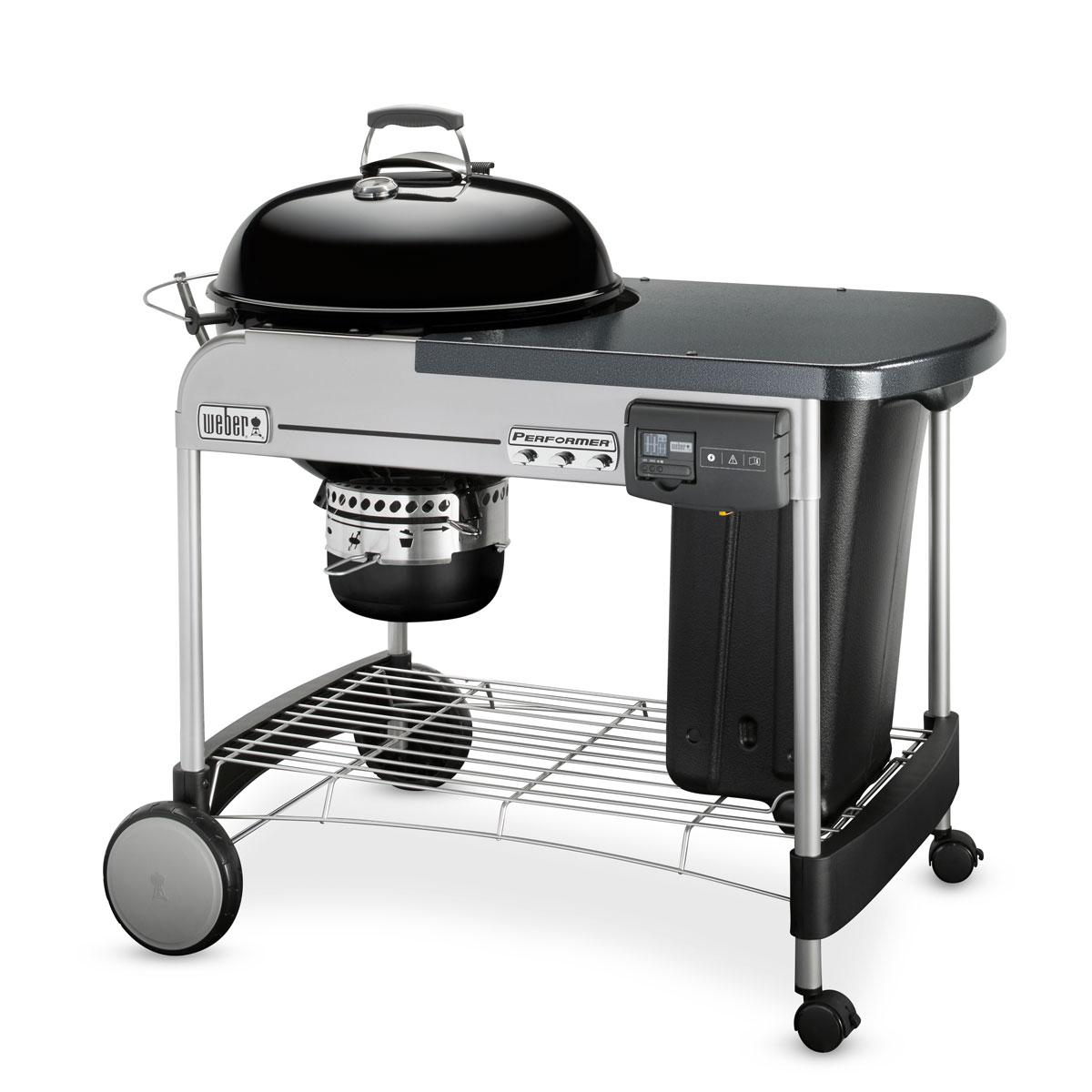 Weber Holzkohlegrill Performer Deluxe GBS 57 cm schwarz Bild 4