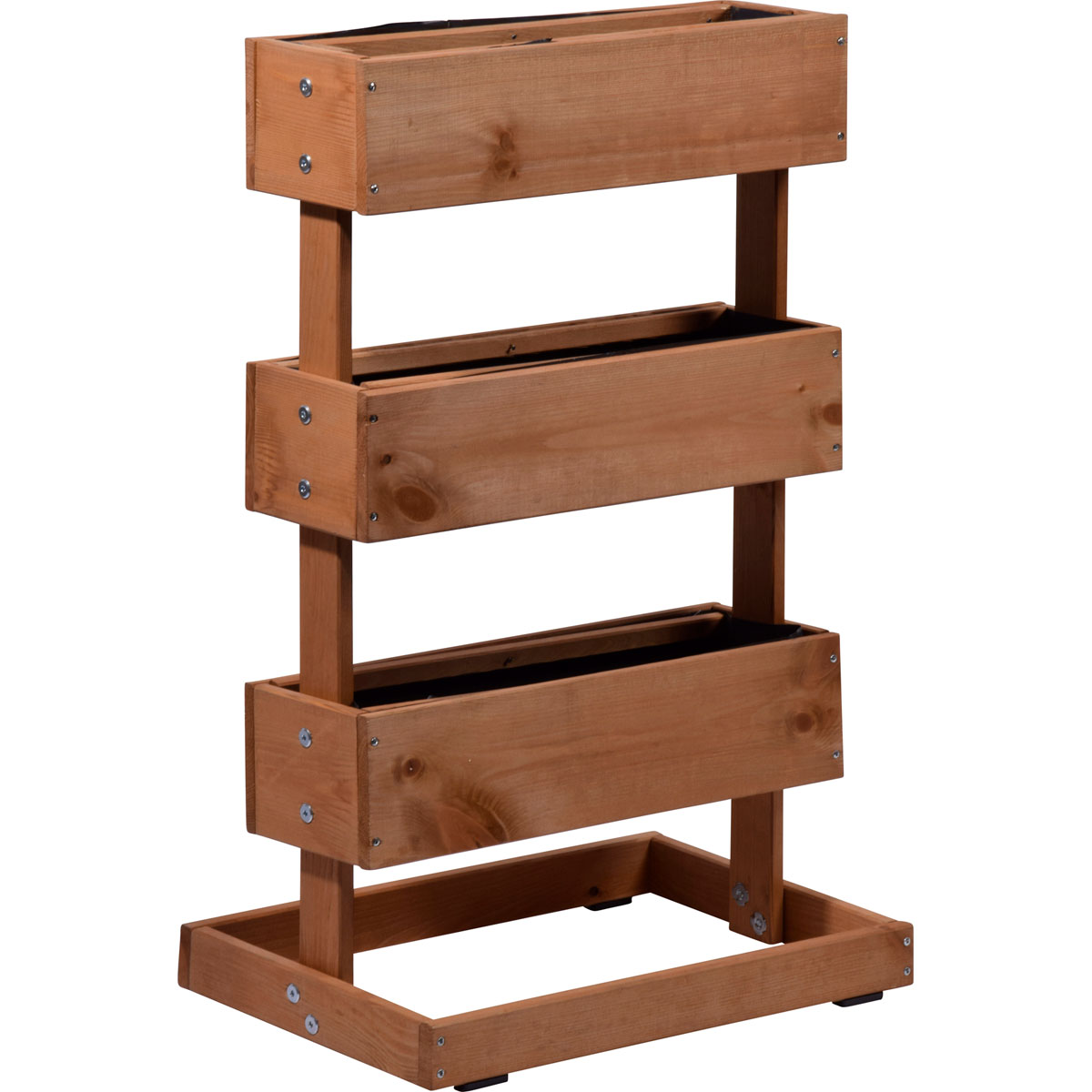 dobar Vertikalbeet 49,5 x 78 x 30 cm braun Bild 2