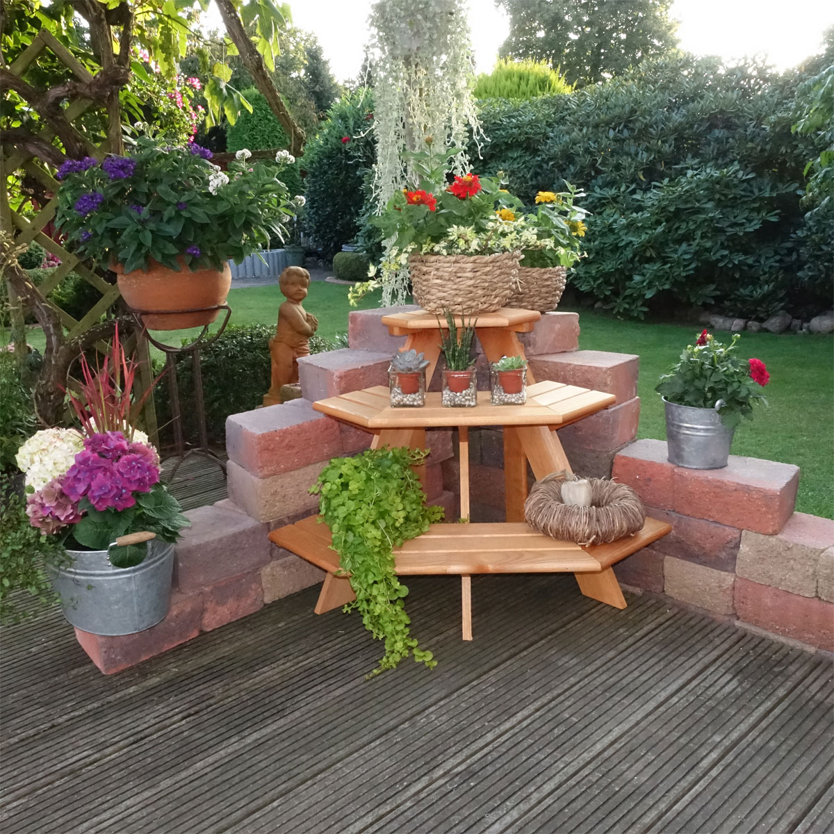 Promadino Blumentreppe Eckelement Bild 3