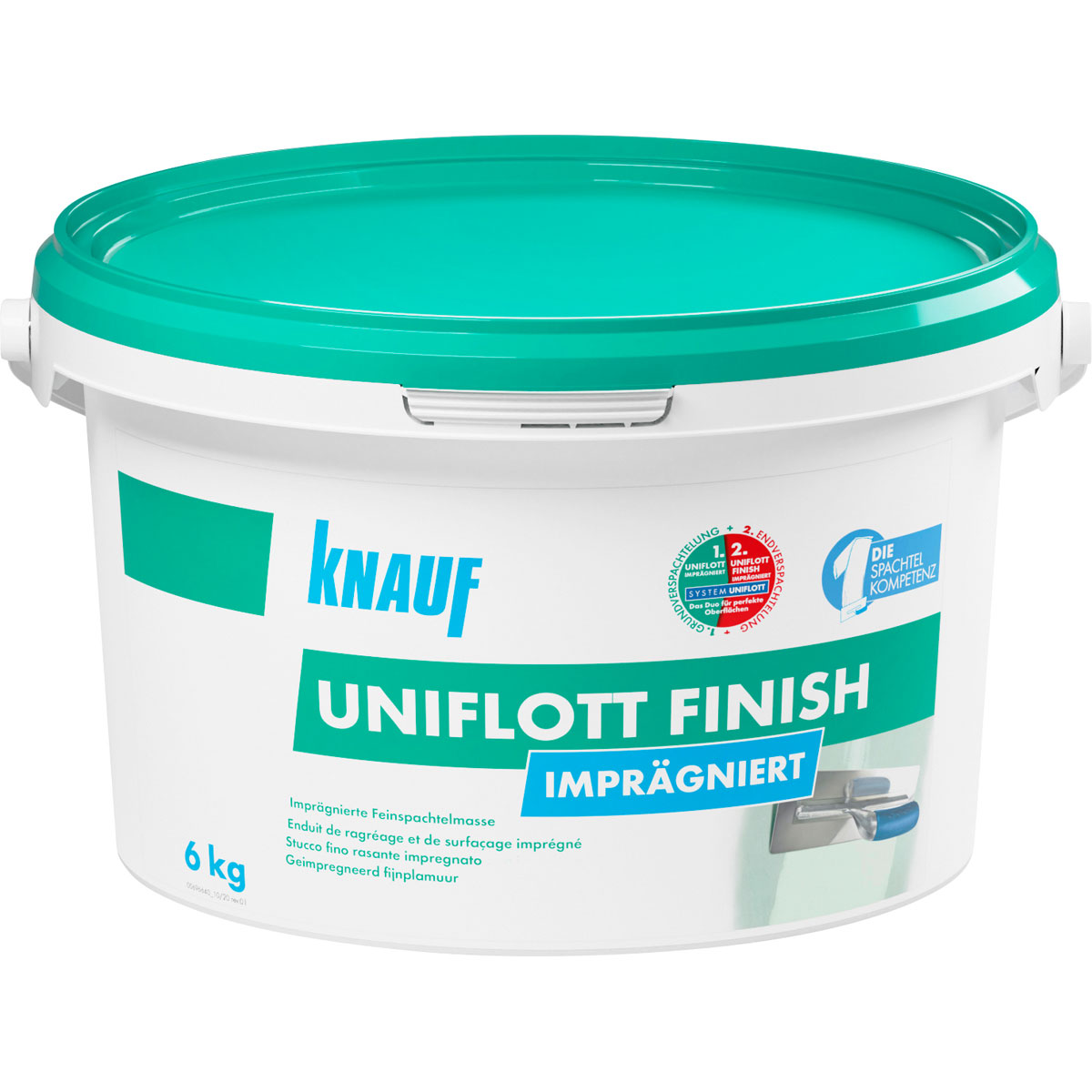 Knauf Spachtelmasse Uniflott Finish imprägniert 6 kg Bild 1