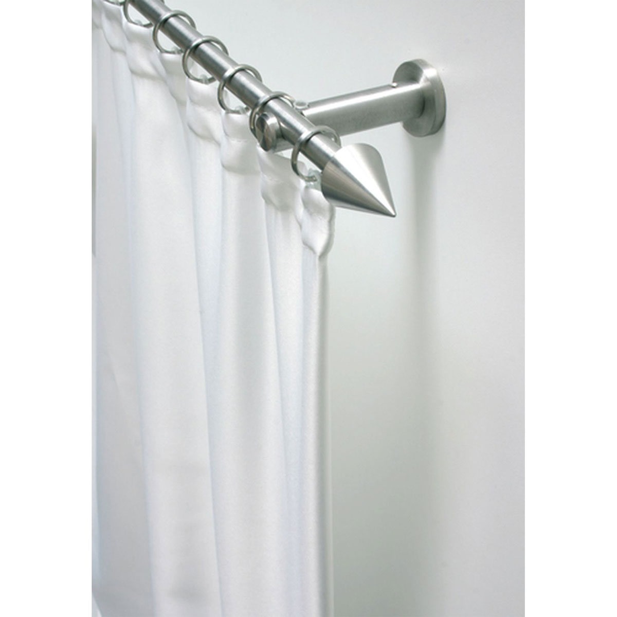 Gardinia Gardinenstange Durchmesser 12 mm 120 cm Edelstahl Bild 6