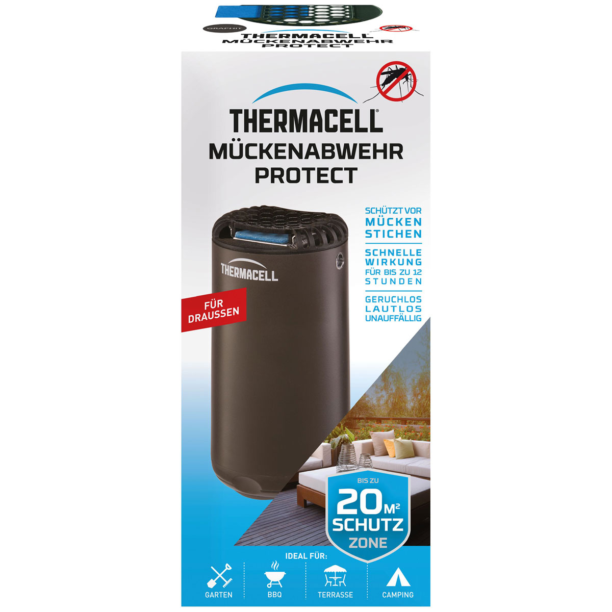 THERMACELL Mückenabwehr Protect graphit