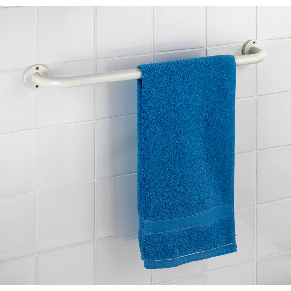 Wenko Badetuchstange Basic weiß 60 cm Bild 4