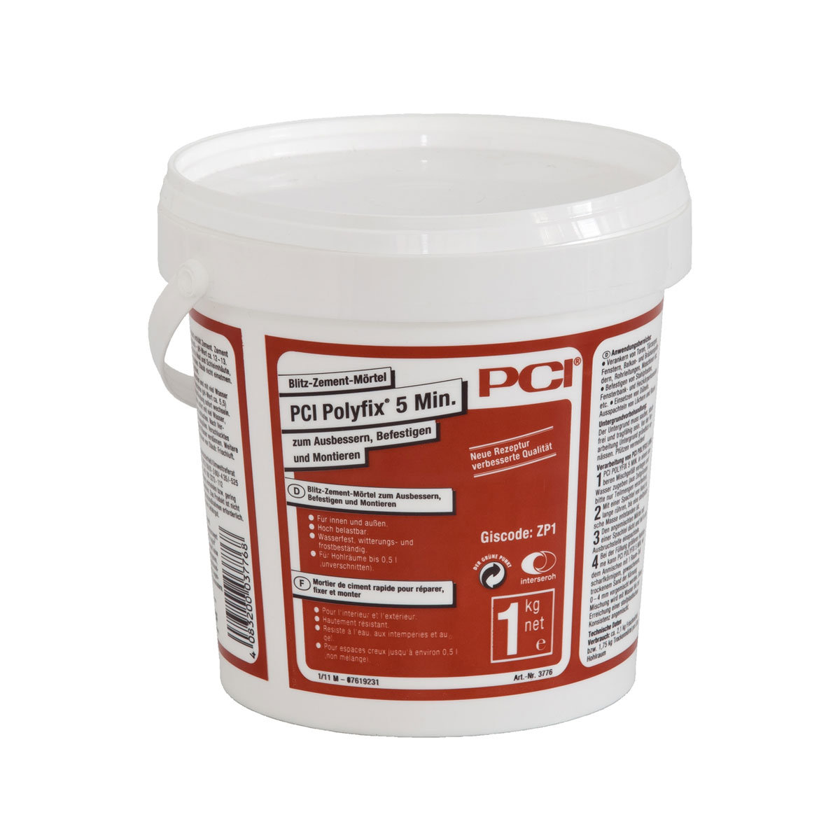 Blitz-Zement Polyfix 5 Min 1 kg Dose