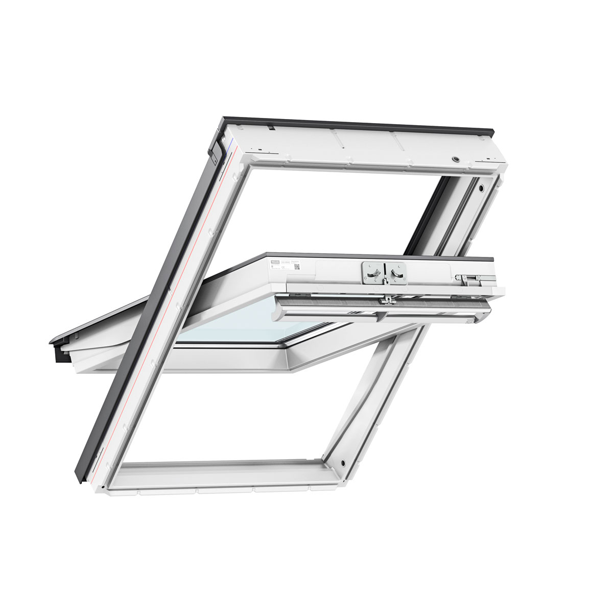 Velux Klapp-Schwing Fenster GPU CK06 0070 55 x 118 cm grau Bild 2