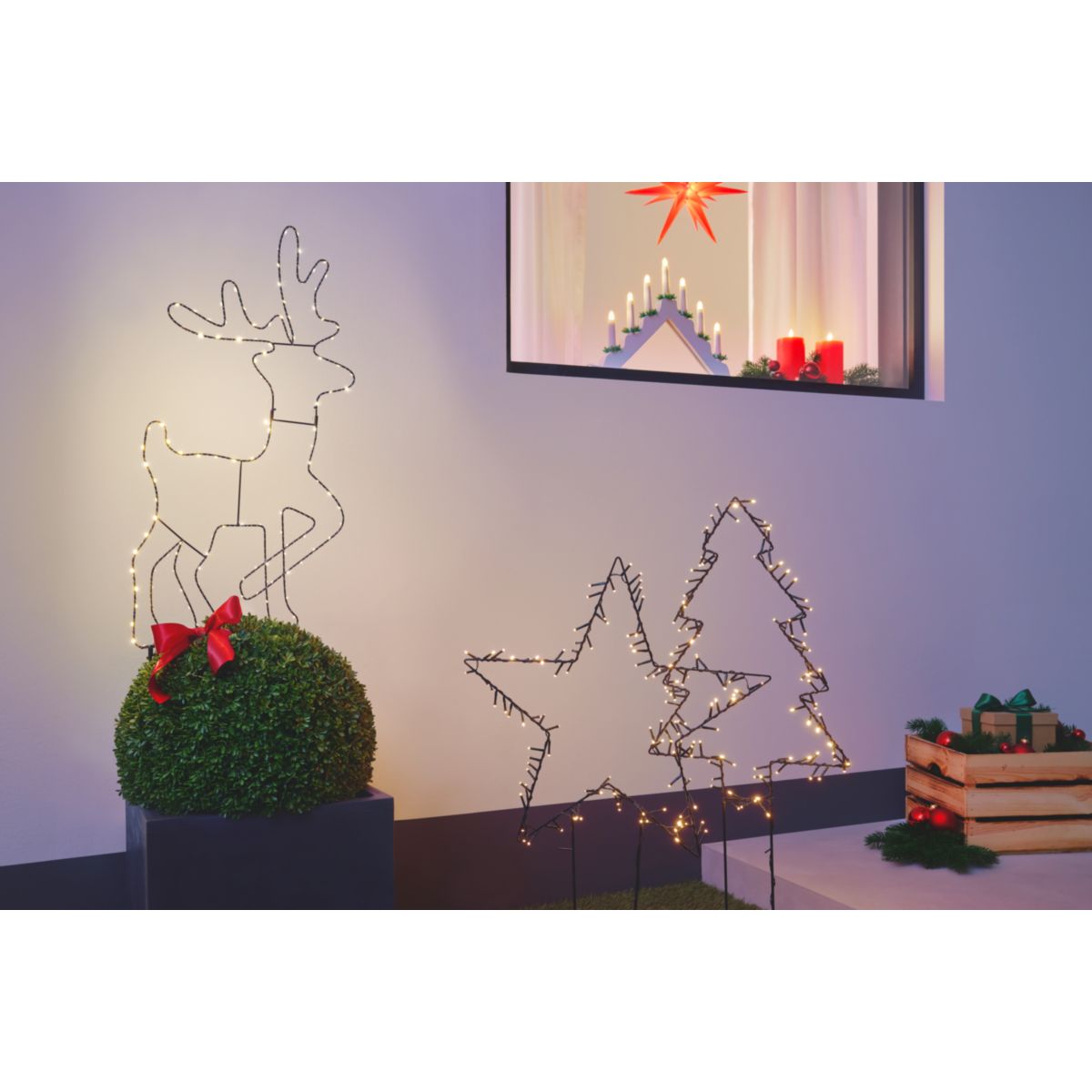 Ambientis LED-Rentier aus Metall Bild 5