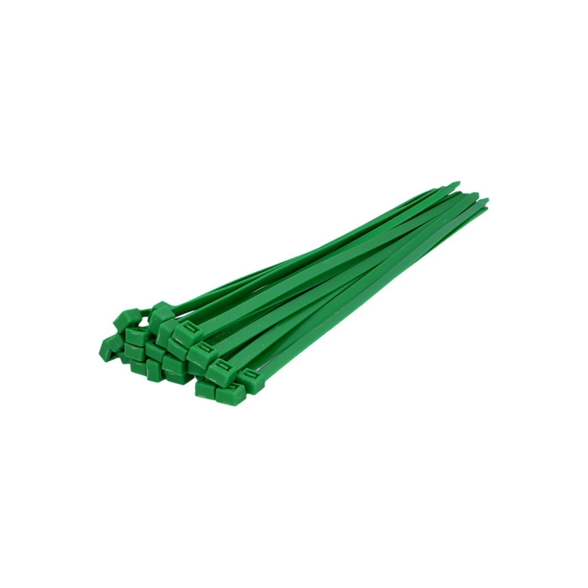 Unitec Kabelbinder, 400x8,8 mm, grün, 25 Stück