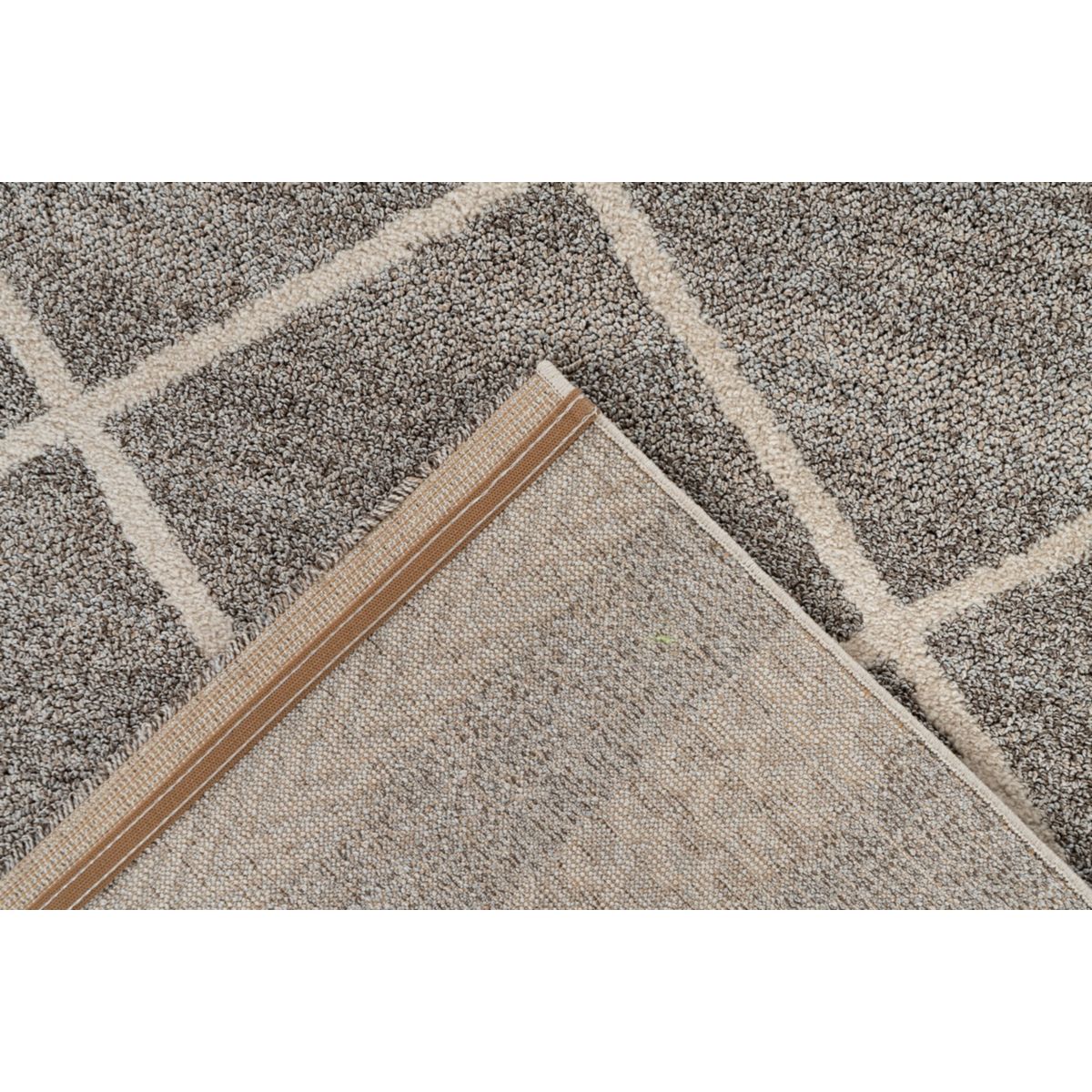 Rhombus 225 Braun / Beige 120cm x 170cm Bild 4