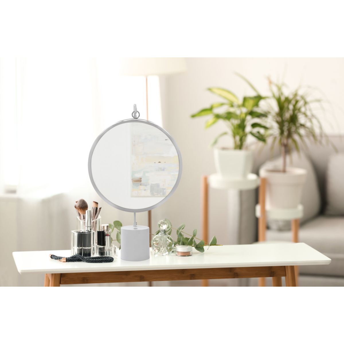 Tischspiegel Eleganca 325 weiss silber Bild 4