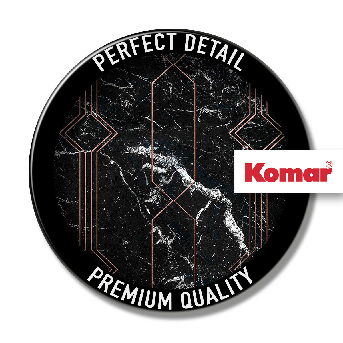 Komar  Vlies Fototapete Marble Black 400x250 cm Bild 5