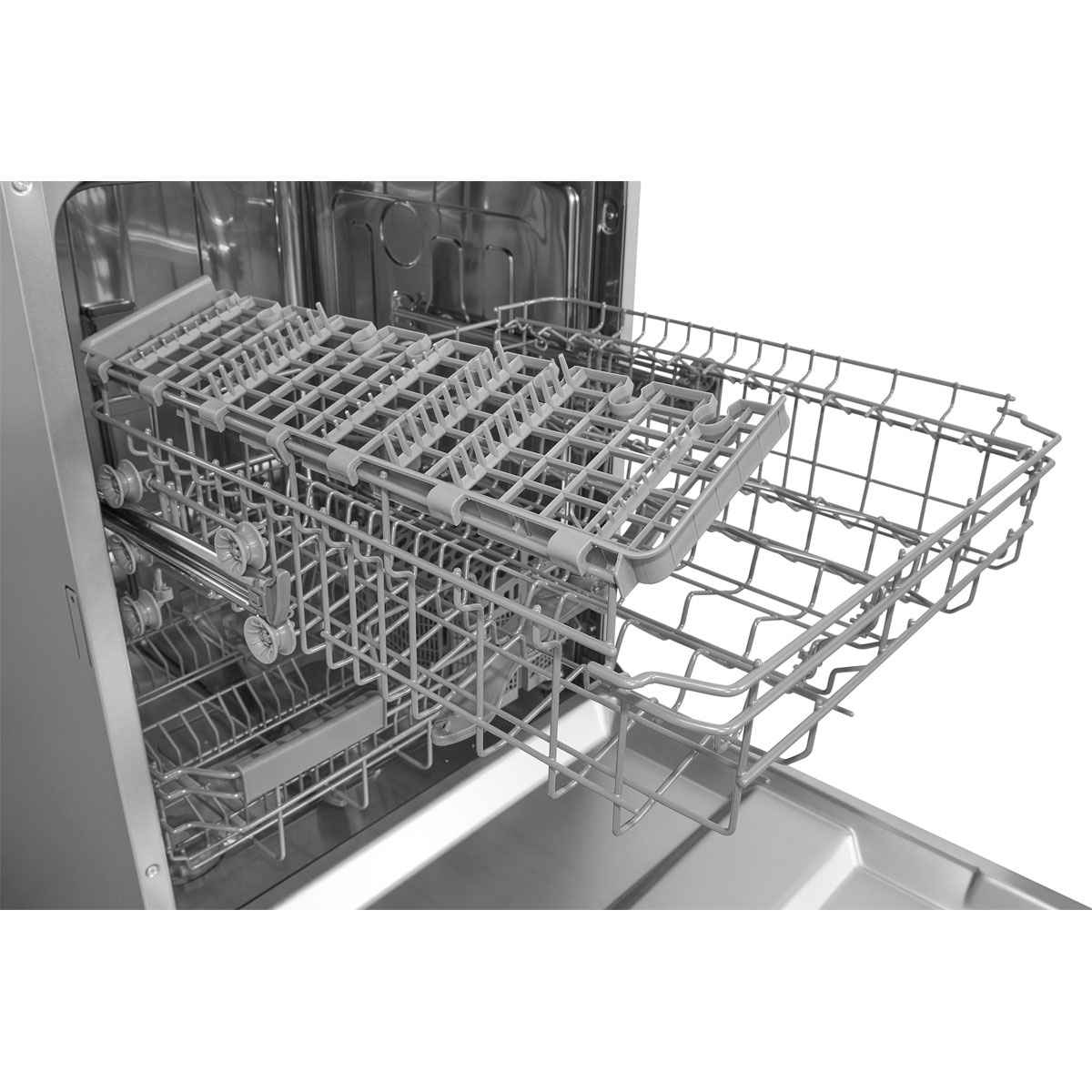 exquisit Einbau-Geschirrspüler EGSP2113-EB-030E inox teilintegriert Bild 6