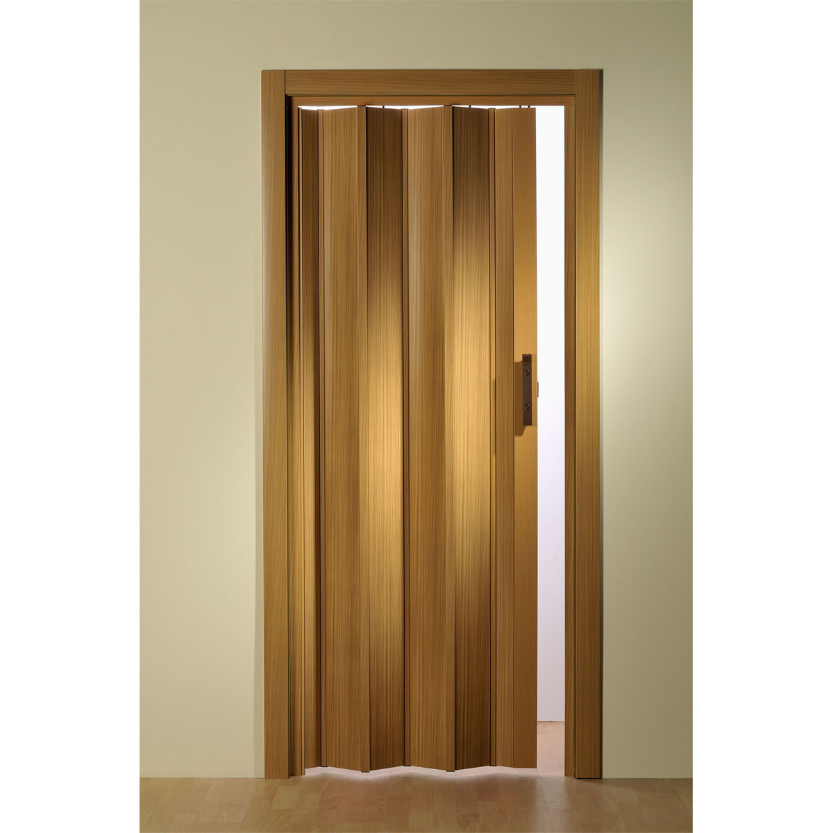 FORTE Kunststoff-Falttür Luciana B 88,5 x H 202 cm Buche