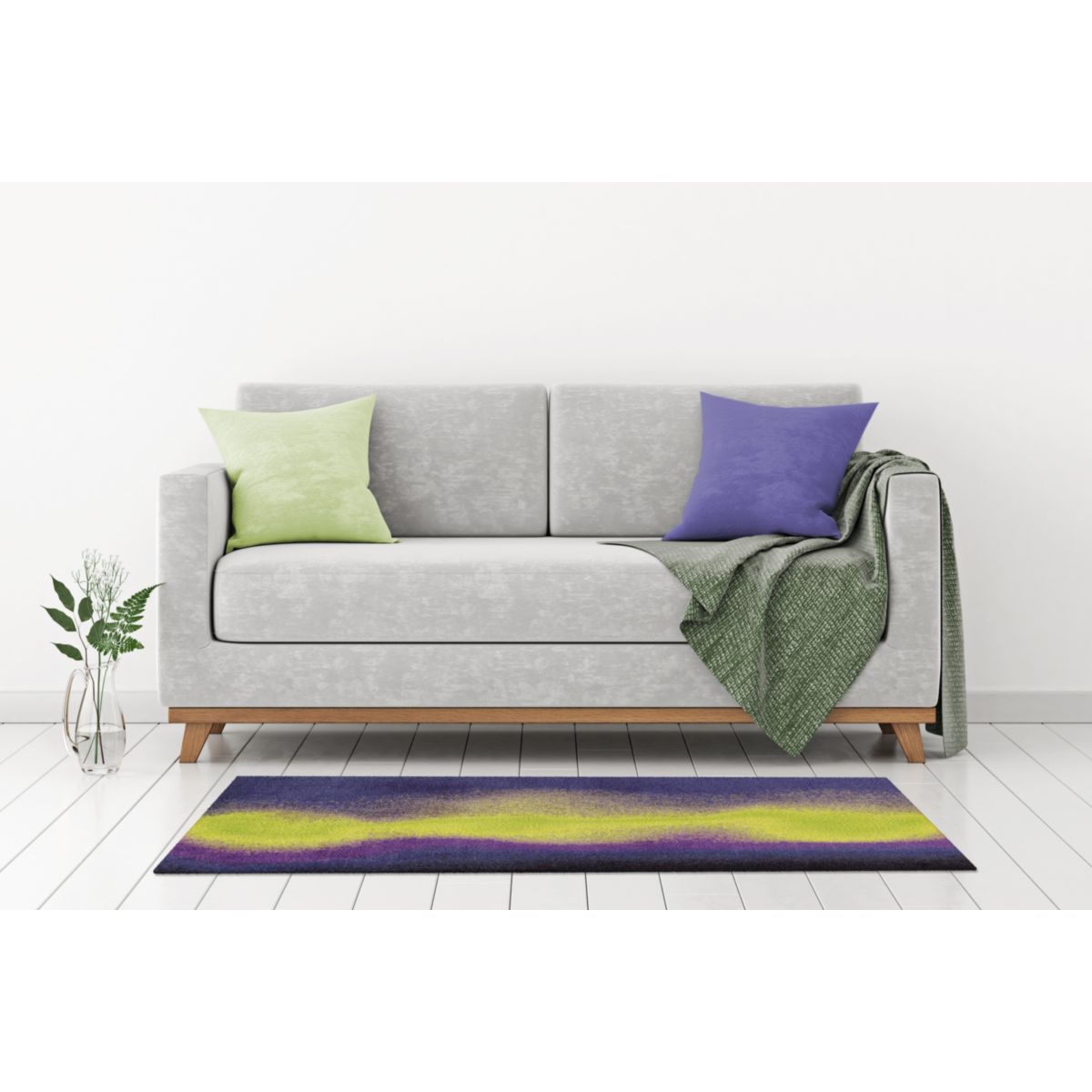Living Mat 28 violett / gelb 64 x 168 cm Bild 3