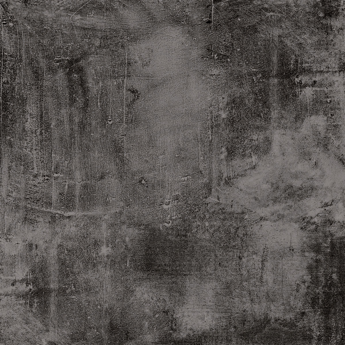 Feinsteinzeug New Concrete Anthrazit glasiert matt 60 x 60 cm