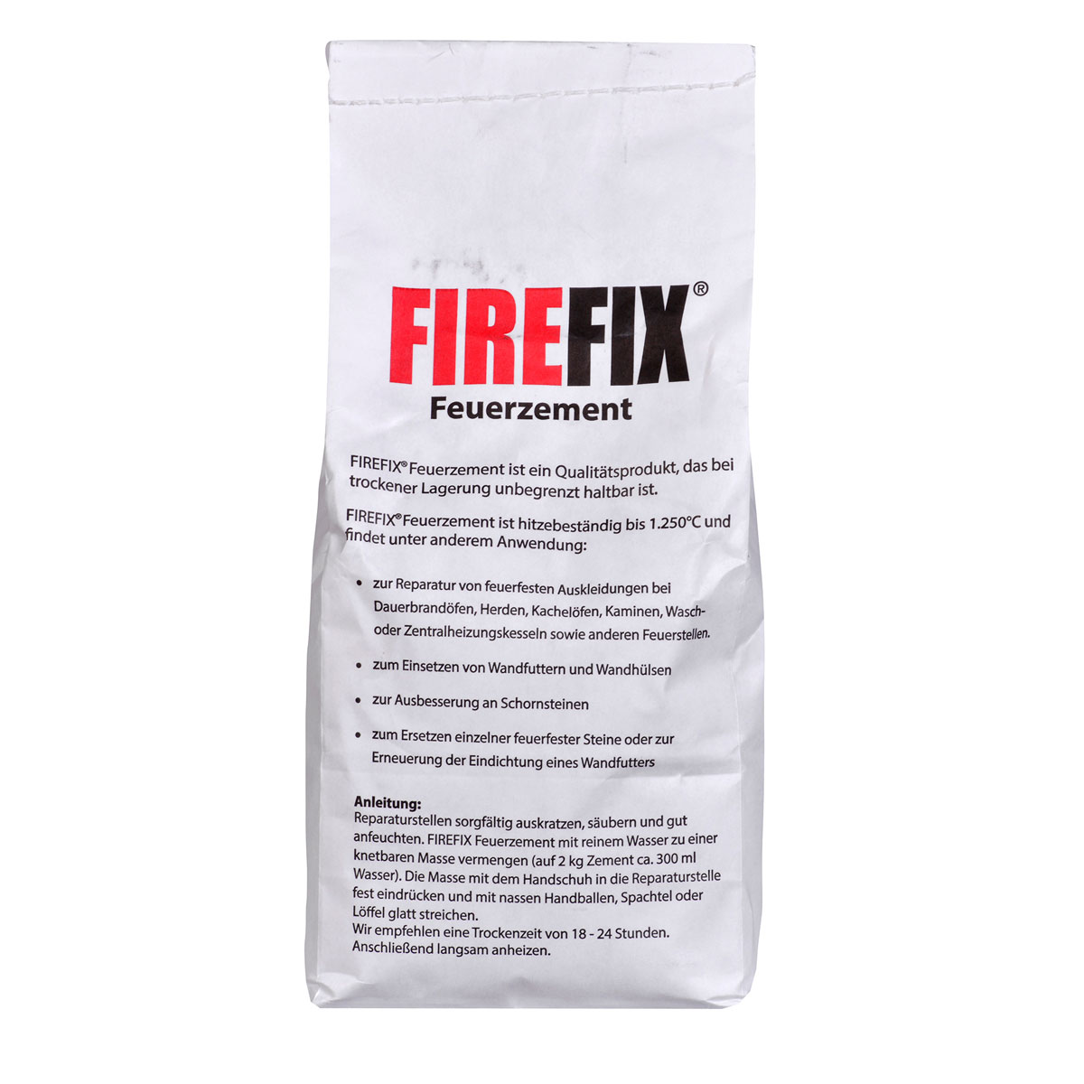 FIREFIX Feuerzement 2 kg hitzebeständig