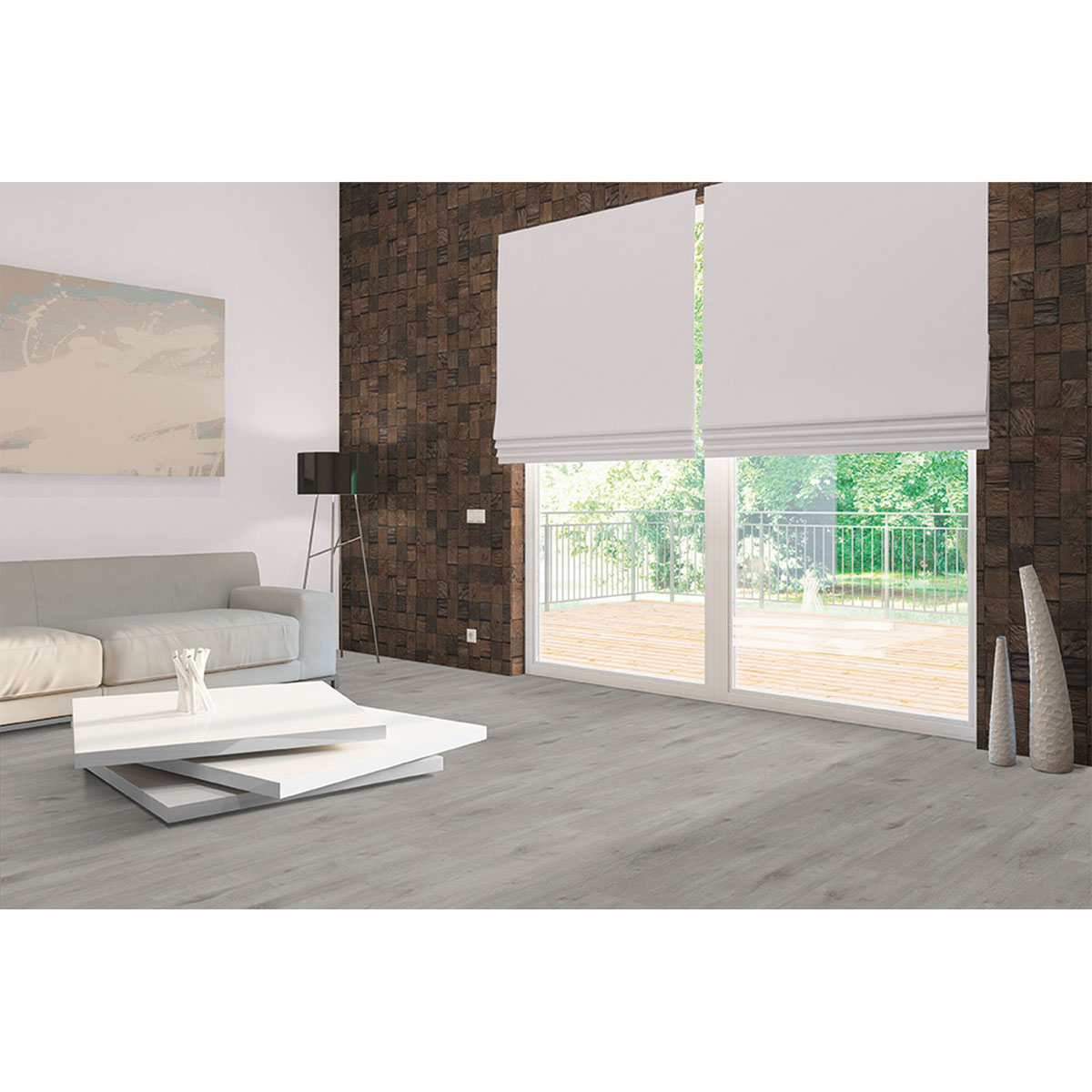 Indo Wandverkleidung Teak Classic Cube Sulavesi 10er-Set Bild 3