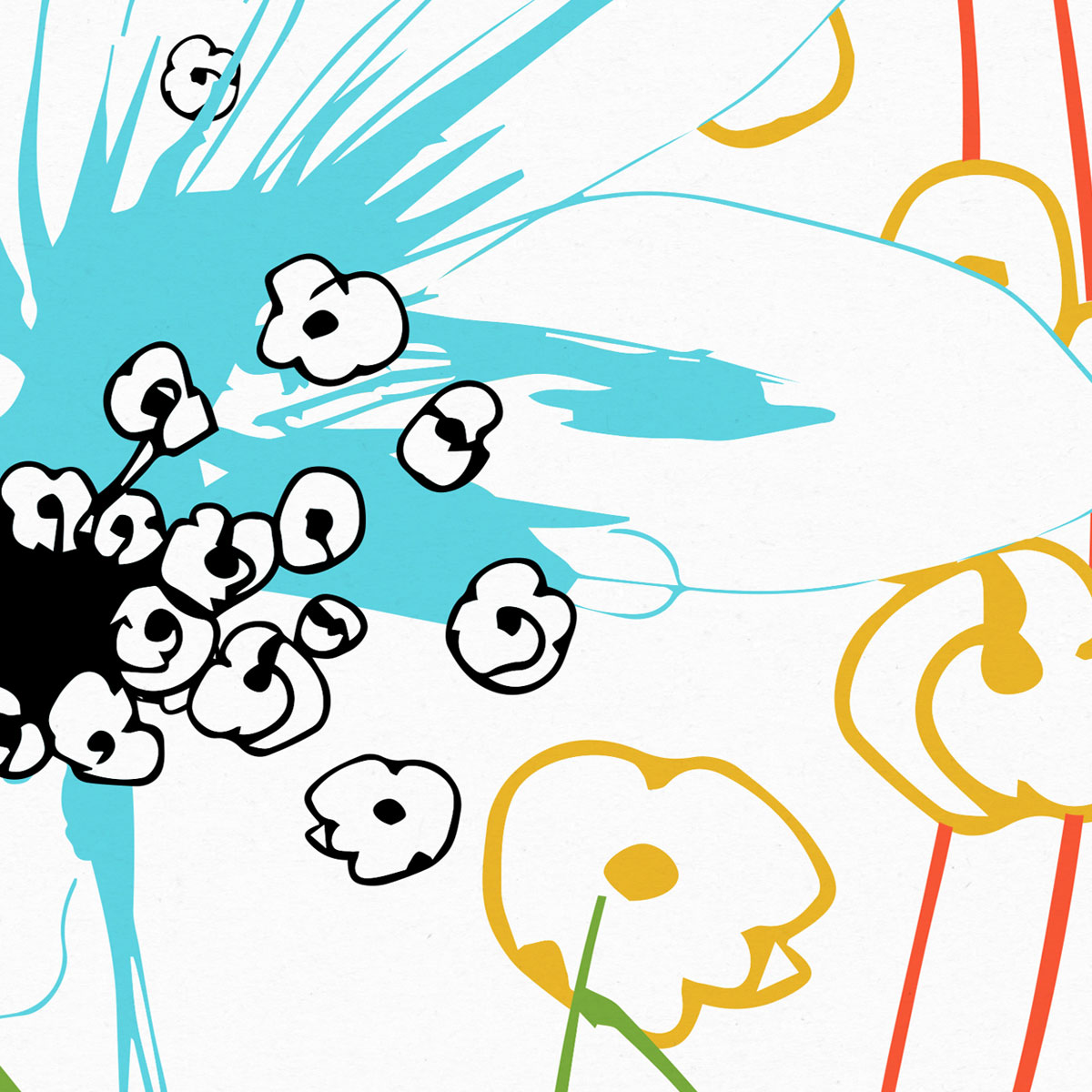 Komar  Vlies Fototapete Joyful 200x250 cm Bild 7