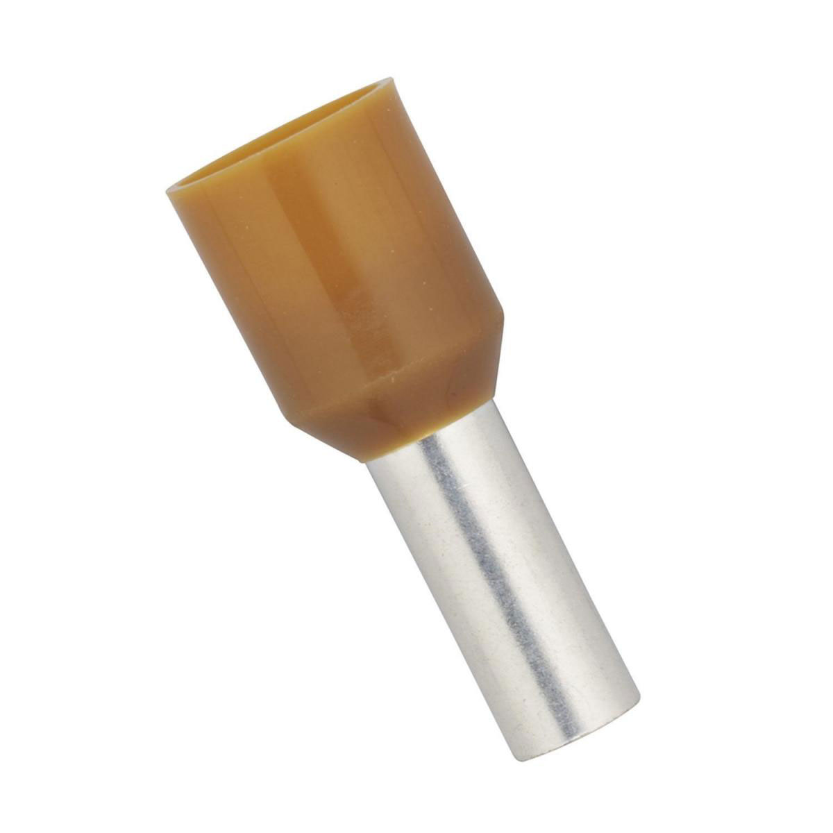 Aderendhülsen braun 10 mm