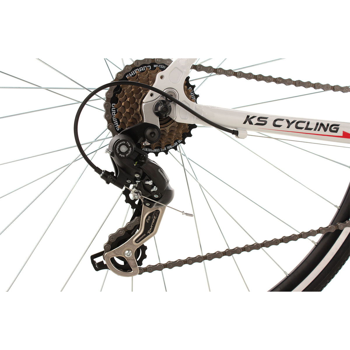 KS Cycling Fitnessbike Lightspeed 56 cm weiß Bild 4